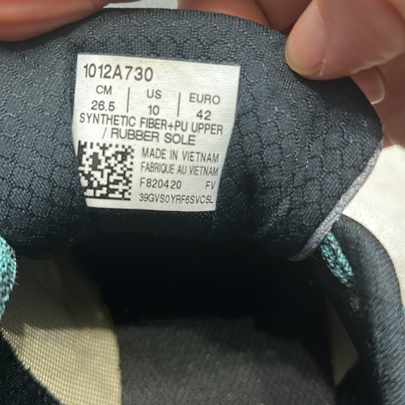 ASICS Gel scram 6 Size 10 gray, aqua. - Picture 7 of 7